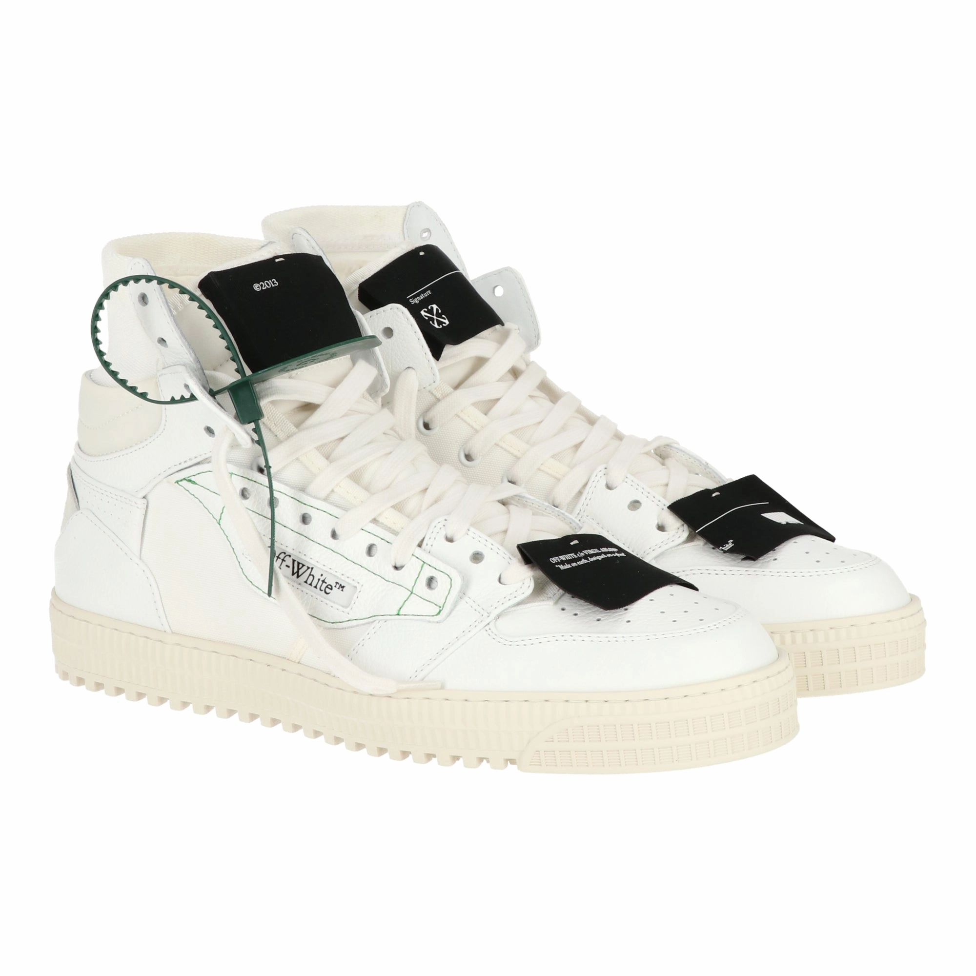 Cushioned Collarbone Breathable Toe Box Off White Mens White/Black Sneaker