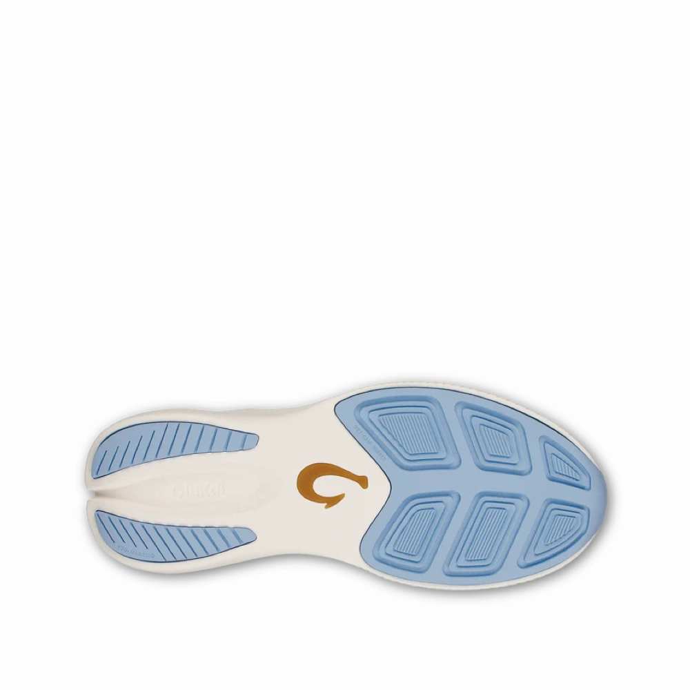 OluKai Women's Island Hopper Mesh Sneaker in Lava Rock Black Soft Arch