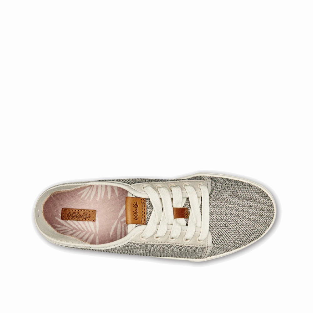 OluKai Women's Pehuea L?? Mesh Lace Sneaker in Tapa Breathe Comfort Balanced Style
