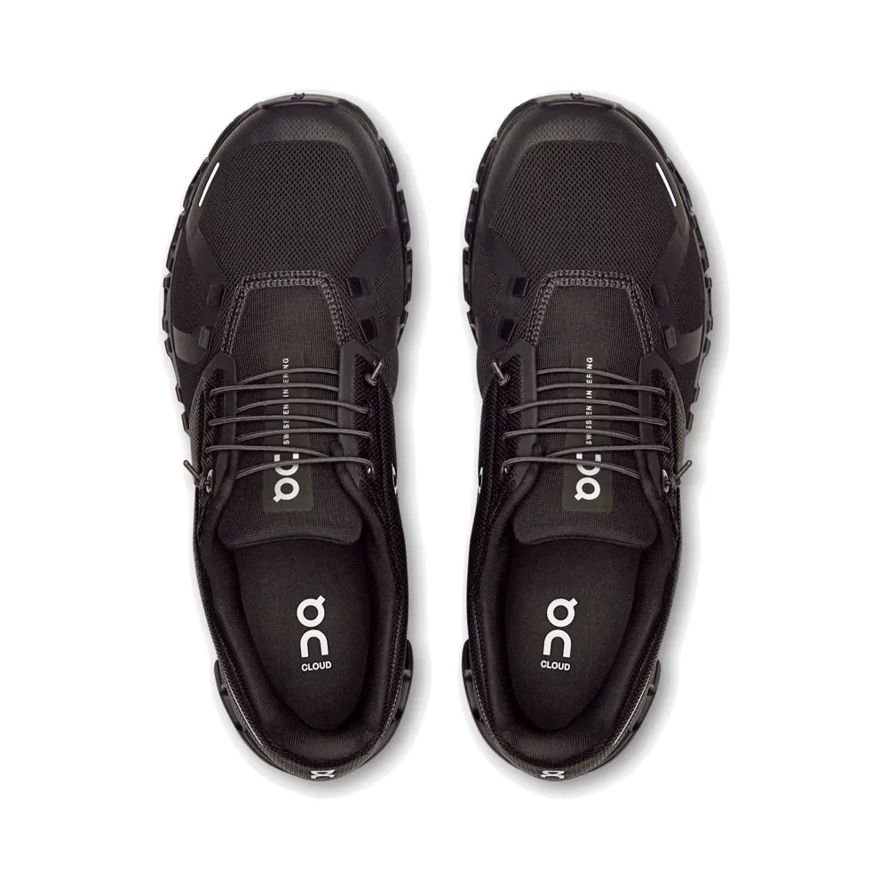 used Cold Weather On Men's Cloud 6 Sneaker in Black/Black