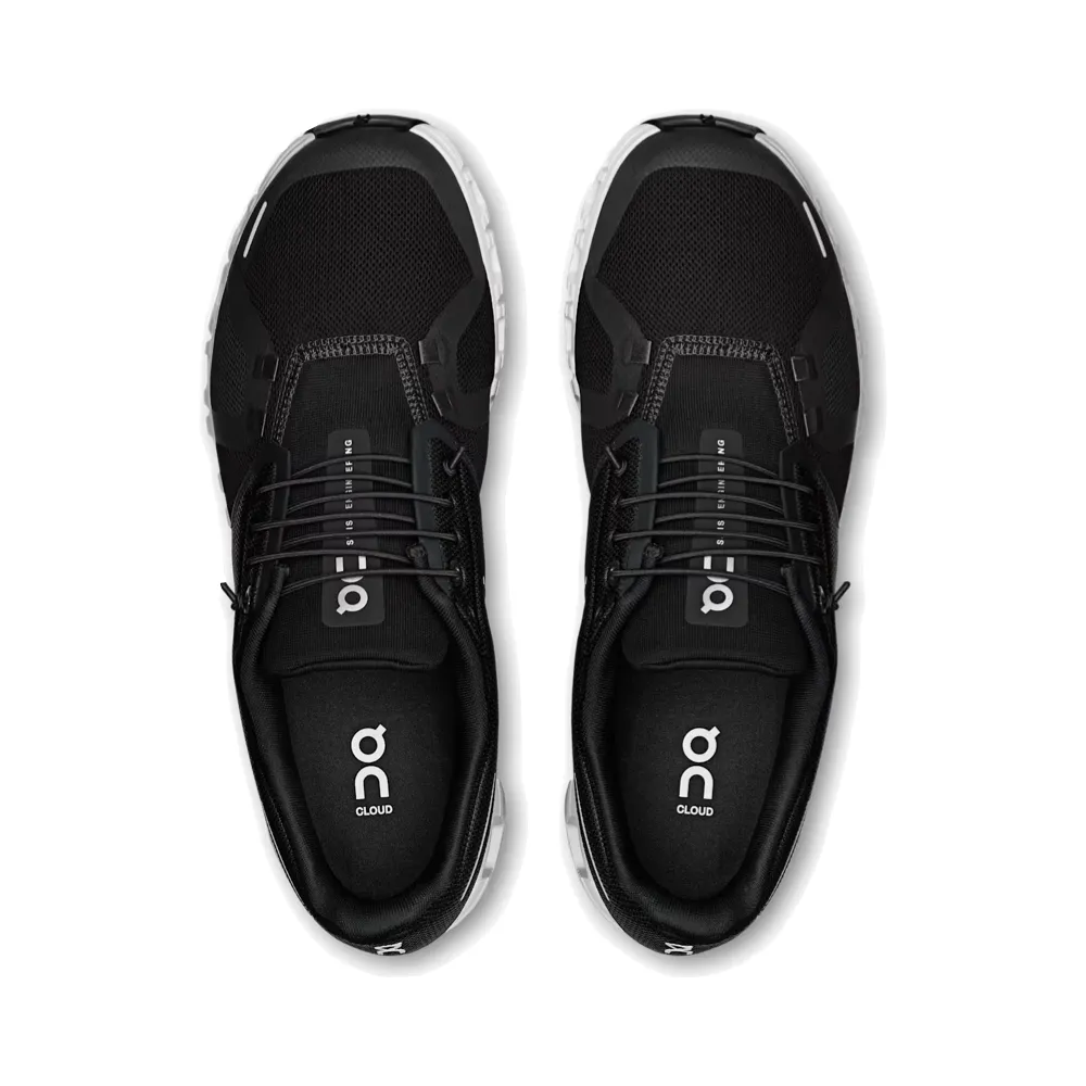 Entry - level Anti-fungal On Men's Cloud 6 Sneaker in Black/White