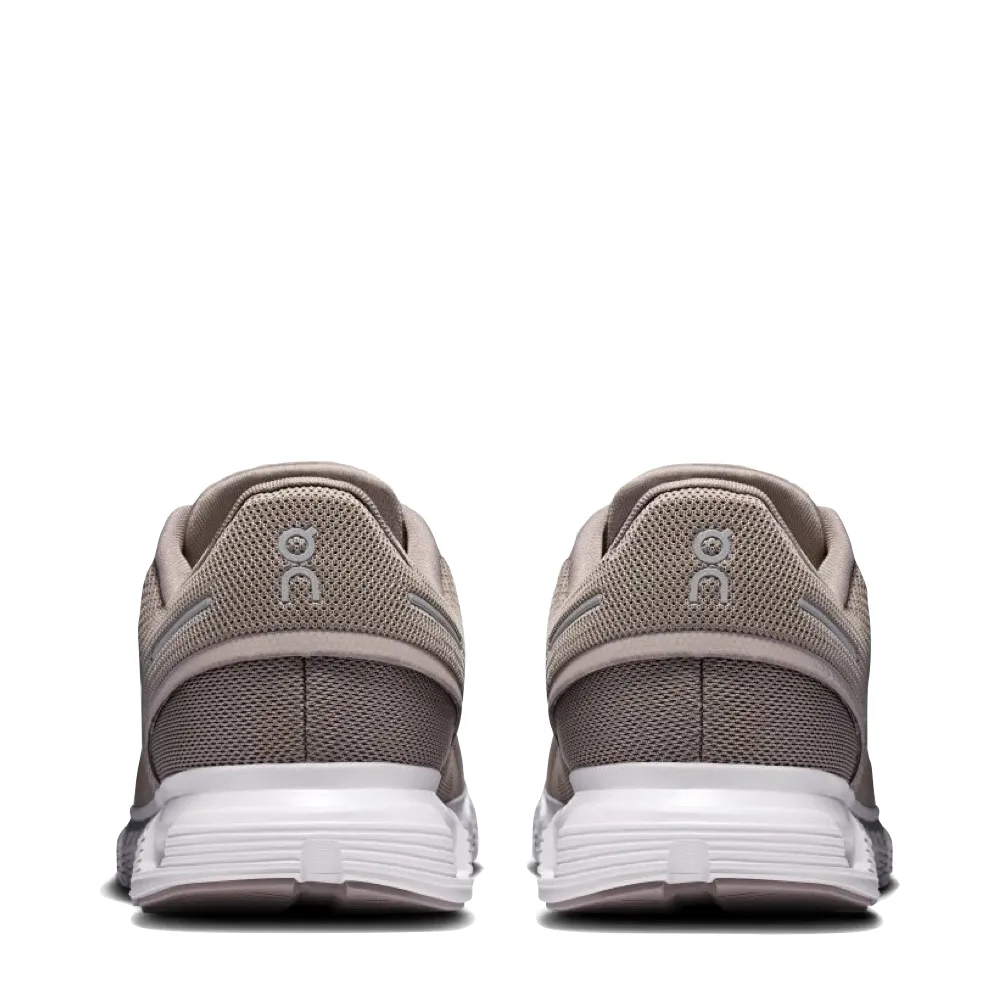 futuristic shoes On Men's Cloud 6 Sneaker in Fog/White