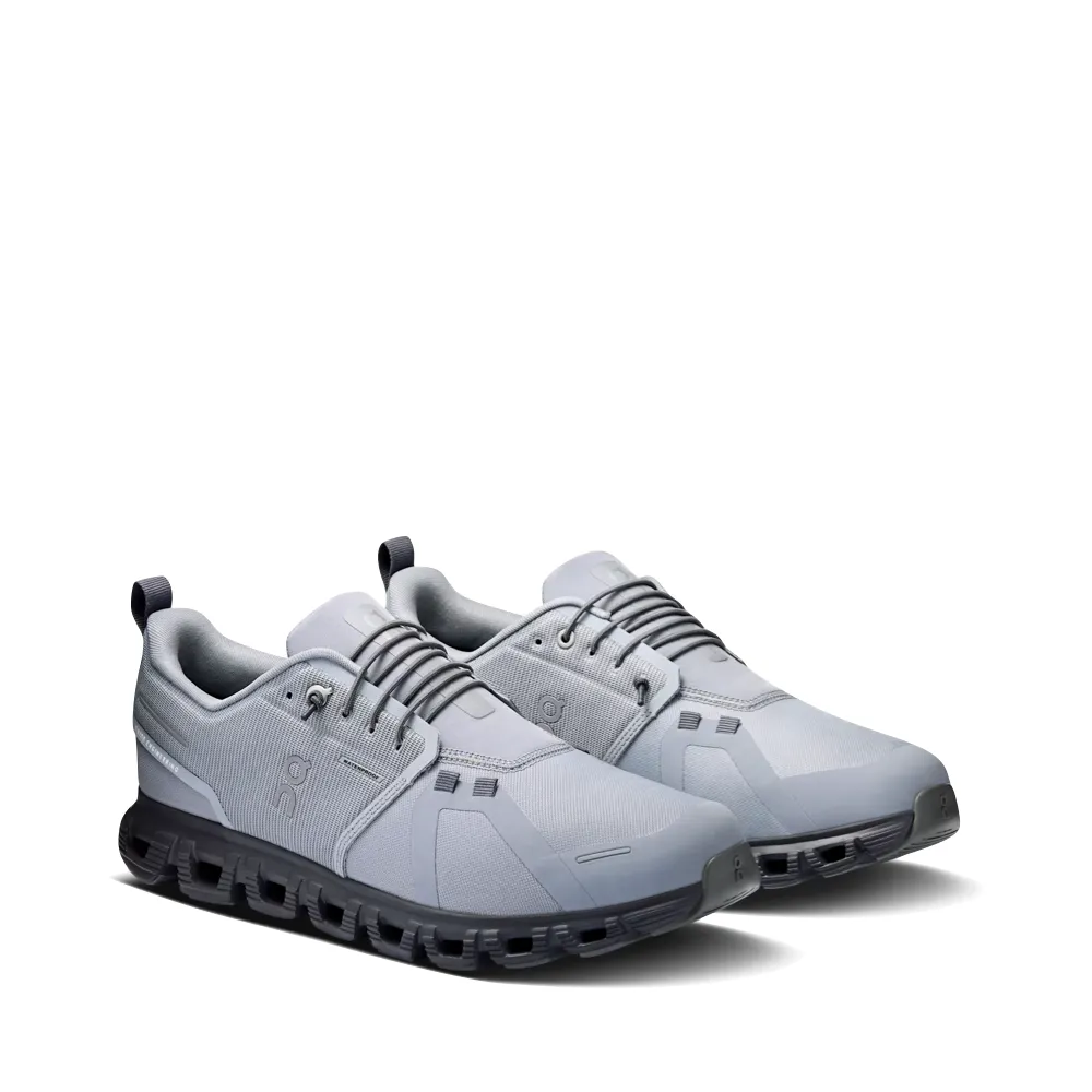 leather - upper shoes Reinforced heel On Men's Cloud 6 Waterproof Sneaker in Alloy/Wolf