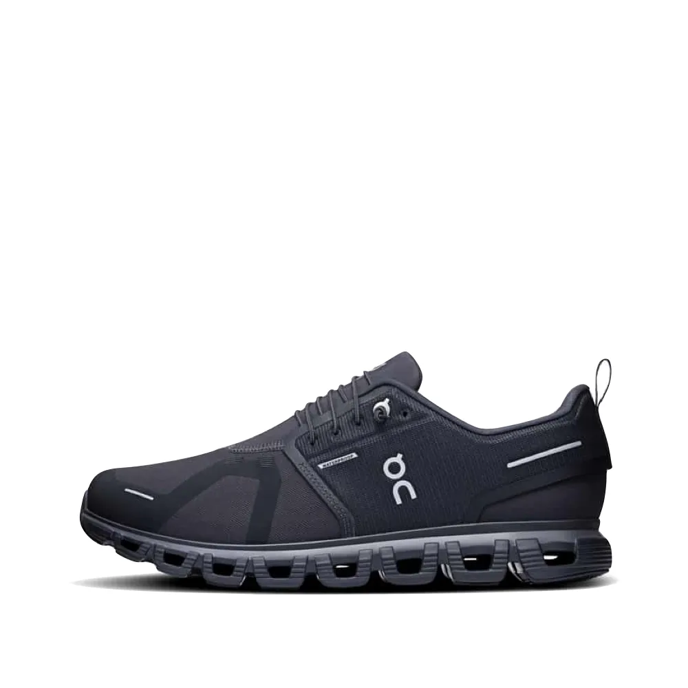 logo - embroidered shoes running backpack On Men's Cloud 6 Waterproof Sneaker in Black/Black
