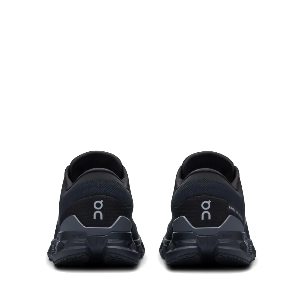 On Men's Cloud X 4 Sneaker in Black/Eclipse Versatile Design