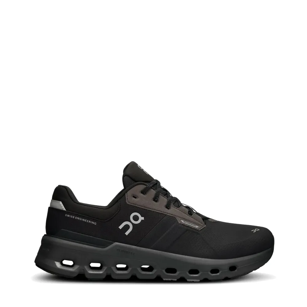 classic - inspired shoes On Men's Cloudrunner 2 Waterproof Sneaker in Magnet/Black