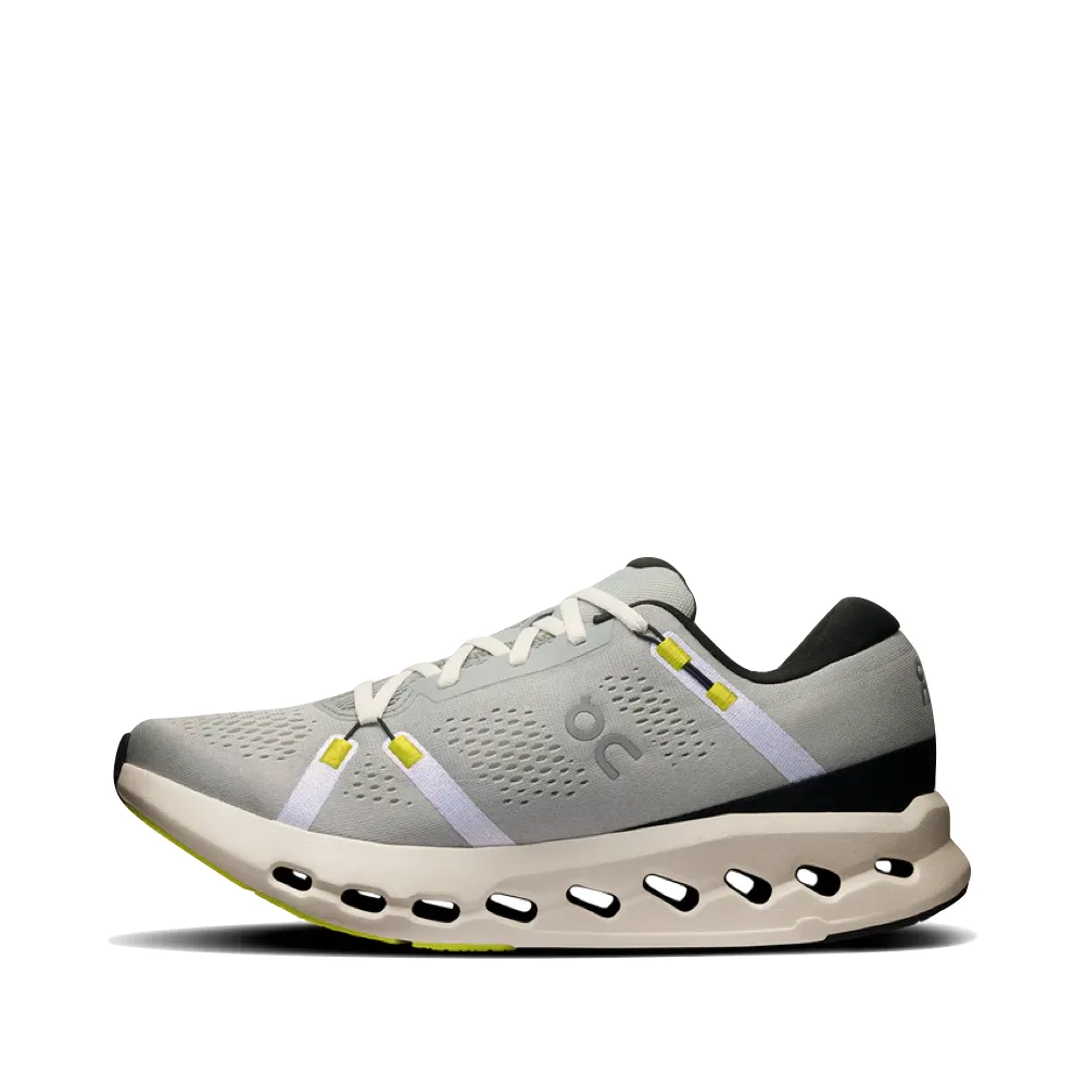 anti - microbial core training running wear On Men's Cloudsurfer 2 Sneaker in Glacier/Ivory