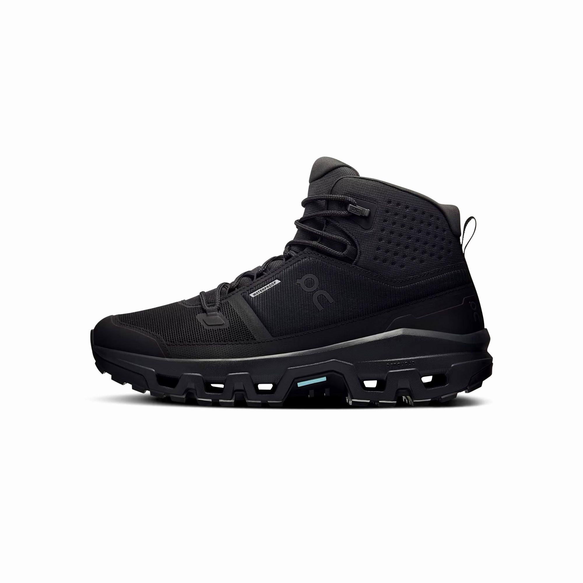 On Running Mens Cloudrock Mid WP Shoes Modern Mood Built-In Support