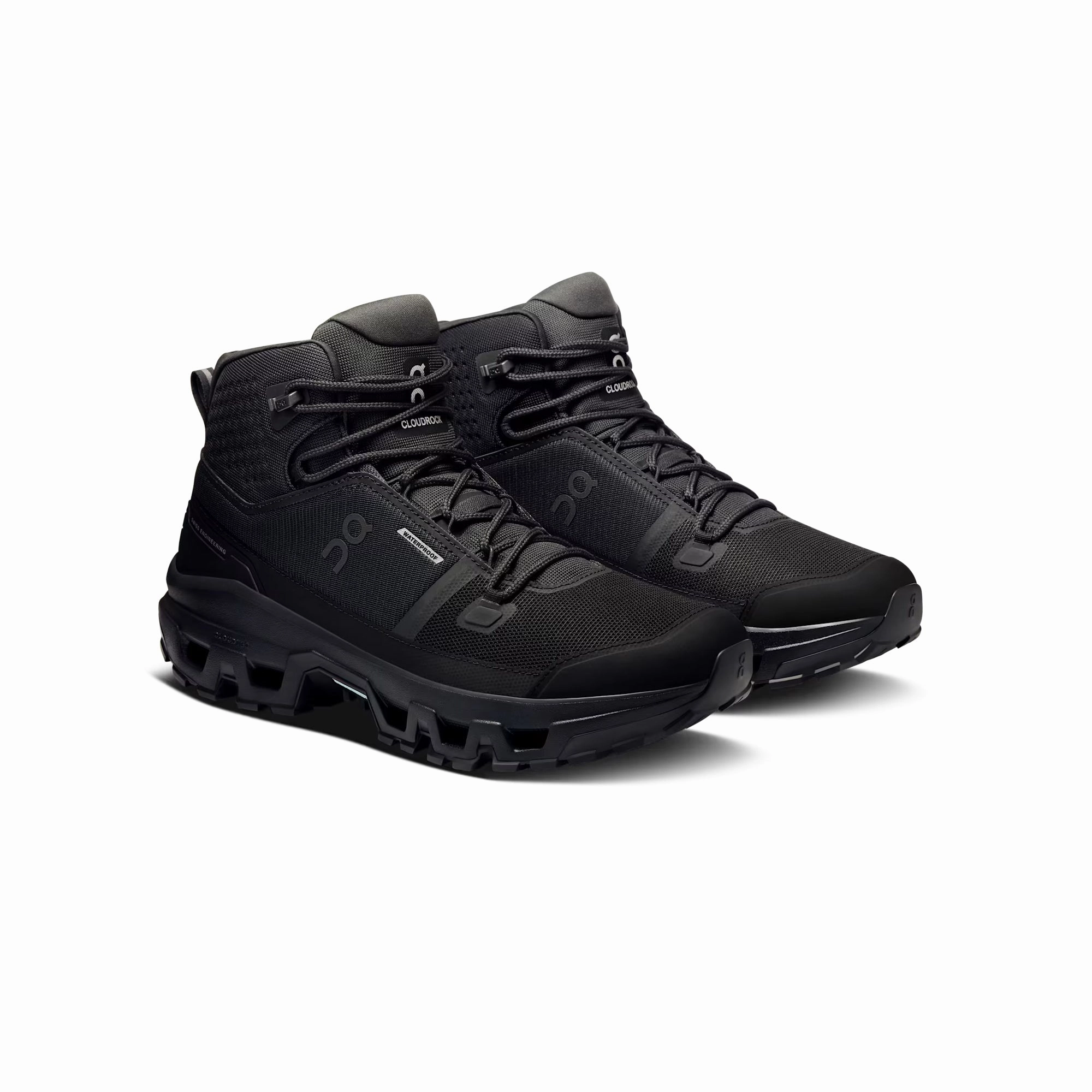 Ultra light On Running Mens Cloudrock Mid WP Shoes