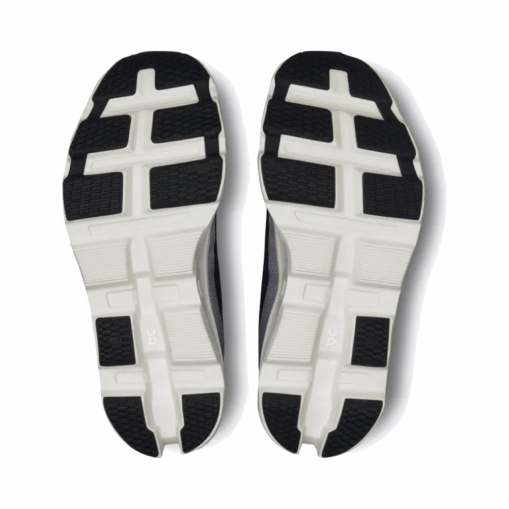 On Women's Cloudmonster 2 Sneaker in Black/Frost Freedom Walk Range Step