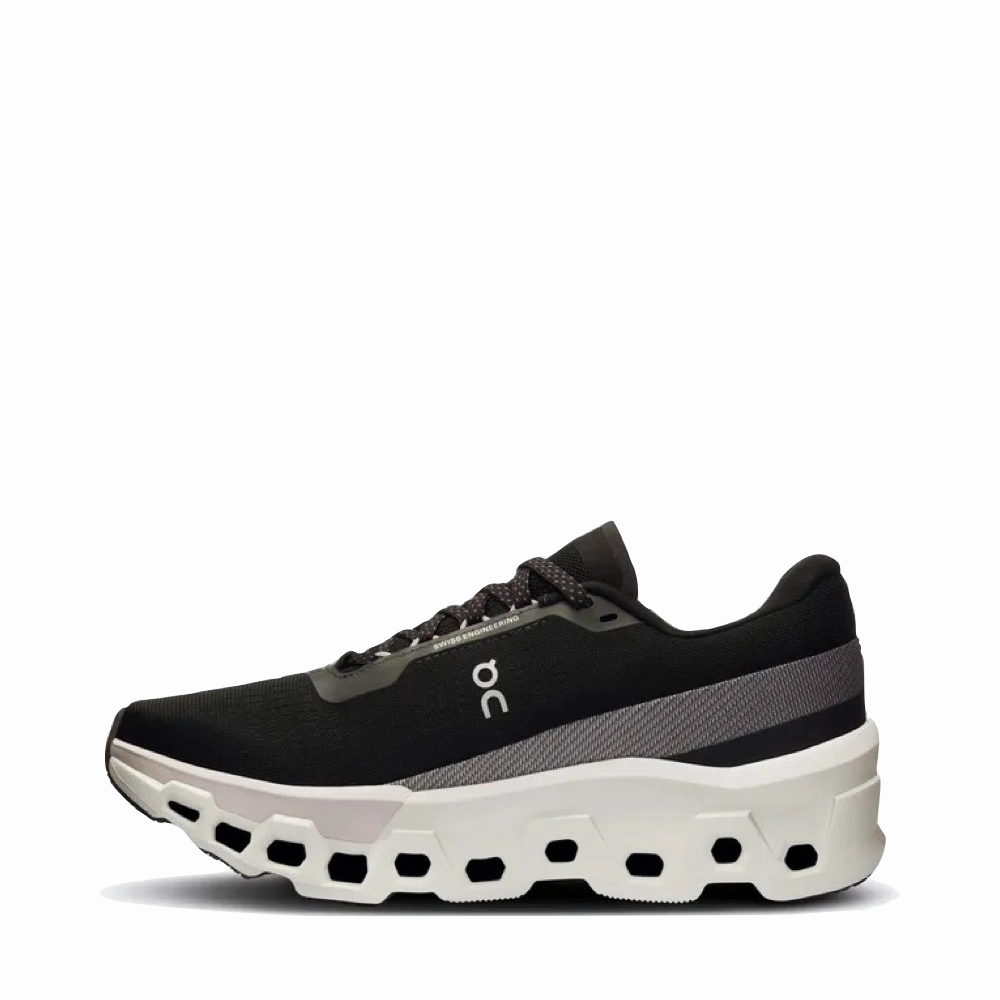 On Women's Cloudmonster 2 Sneaker in Black/Frost Daily Use