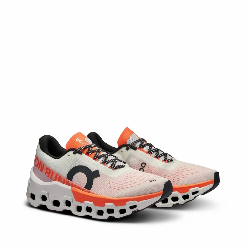 Stylish On Women's Cloudmonster 2 Sneaker in Undyed/Flame