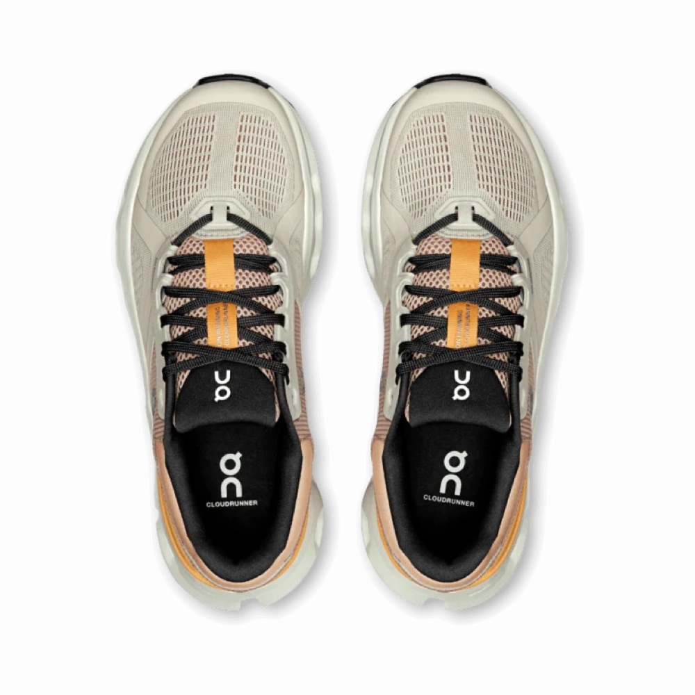 Smooth ride On Women's Cloudrunner 2 Sneaker in Pearl/Tangerine