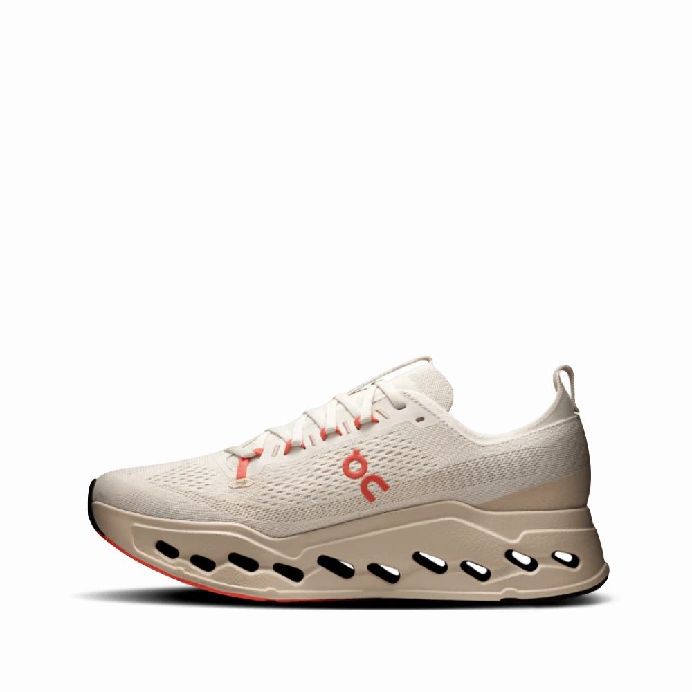 Minimal Choice On Women's Cloudsurfer Max Sneaker in Ivory/Salmon
