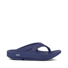 Morning Walk Route Trek OOfos OOriginal Thong Sandal in Navy