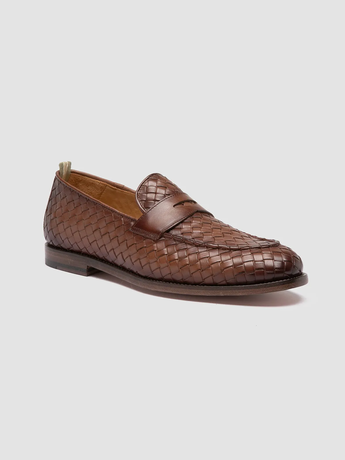 Cultural Event OPERA 003 - Light Brown Leather Penny Loafers