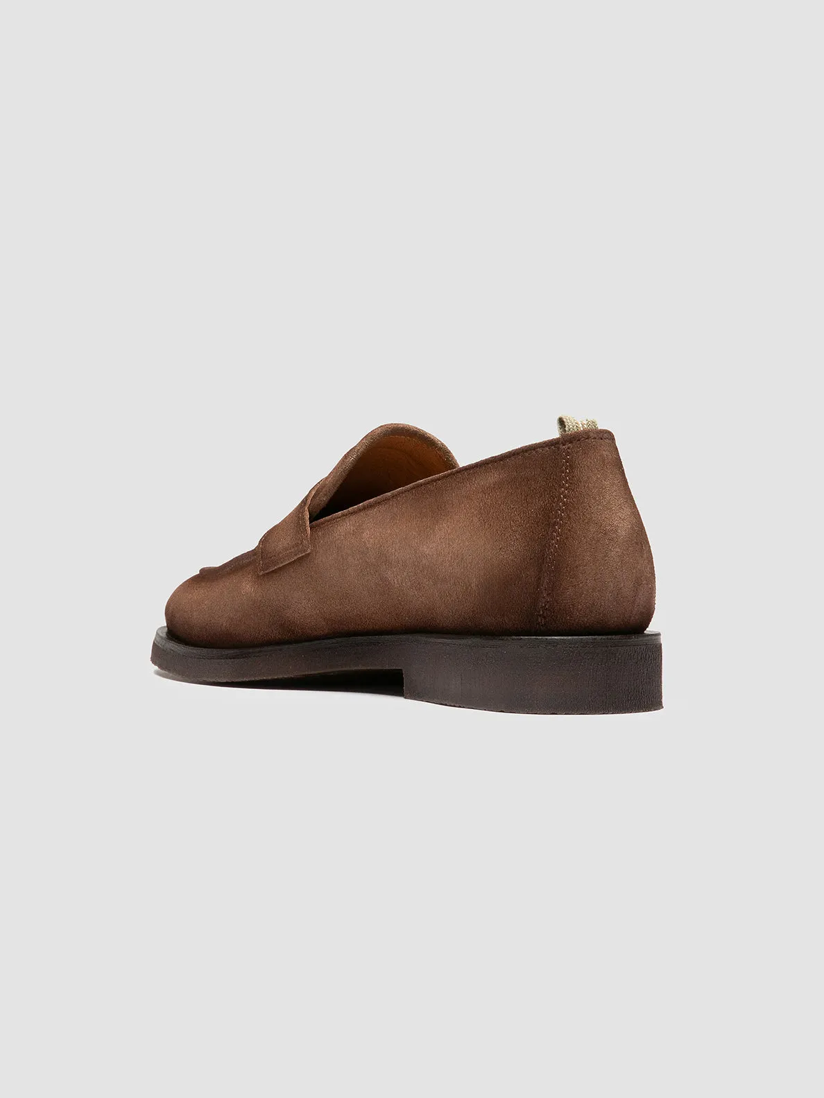 Multifunction Fit OPERA FLEXI 101 - Brown Suede Penny Loafers