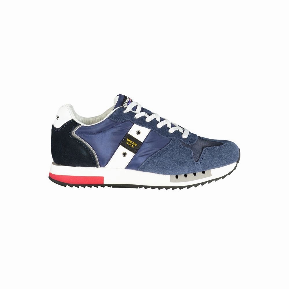 Blauer Polyester Men Men's Sneaker Anaerobic exercise