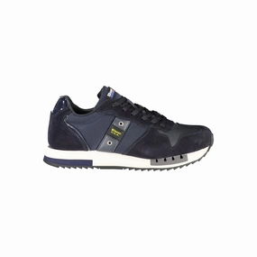 physical activity Blauer Contrast Lace-Up Sports Sneakers in Men's