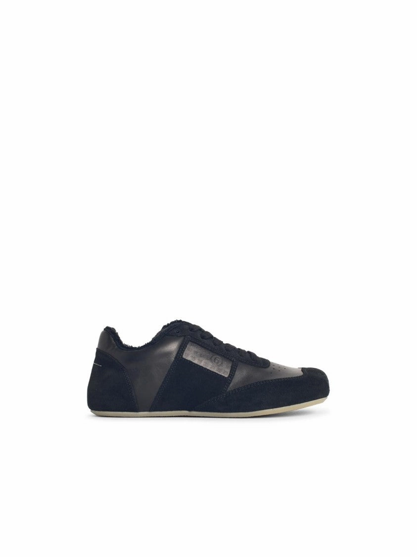Anatomic' Black Leather Sneakers Solo
