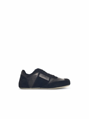 Anatomic' Black Leather Sneakers Solo