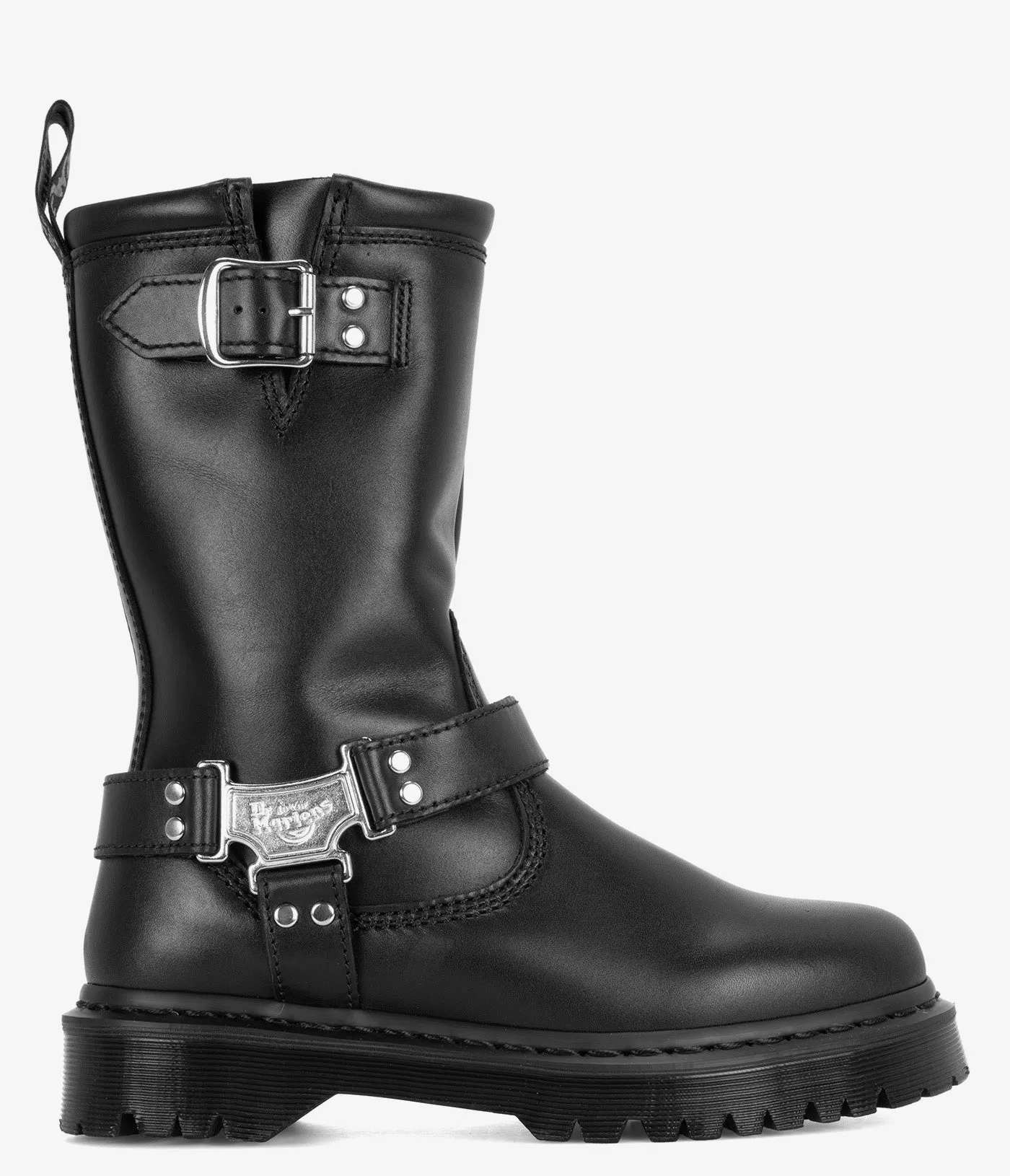 Travel Essential Dr. Martens Anistone Hi Leather Biker Boots