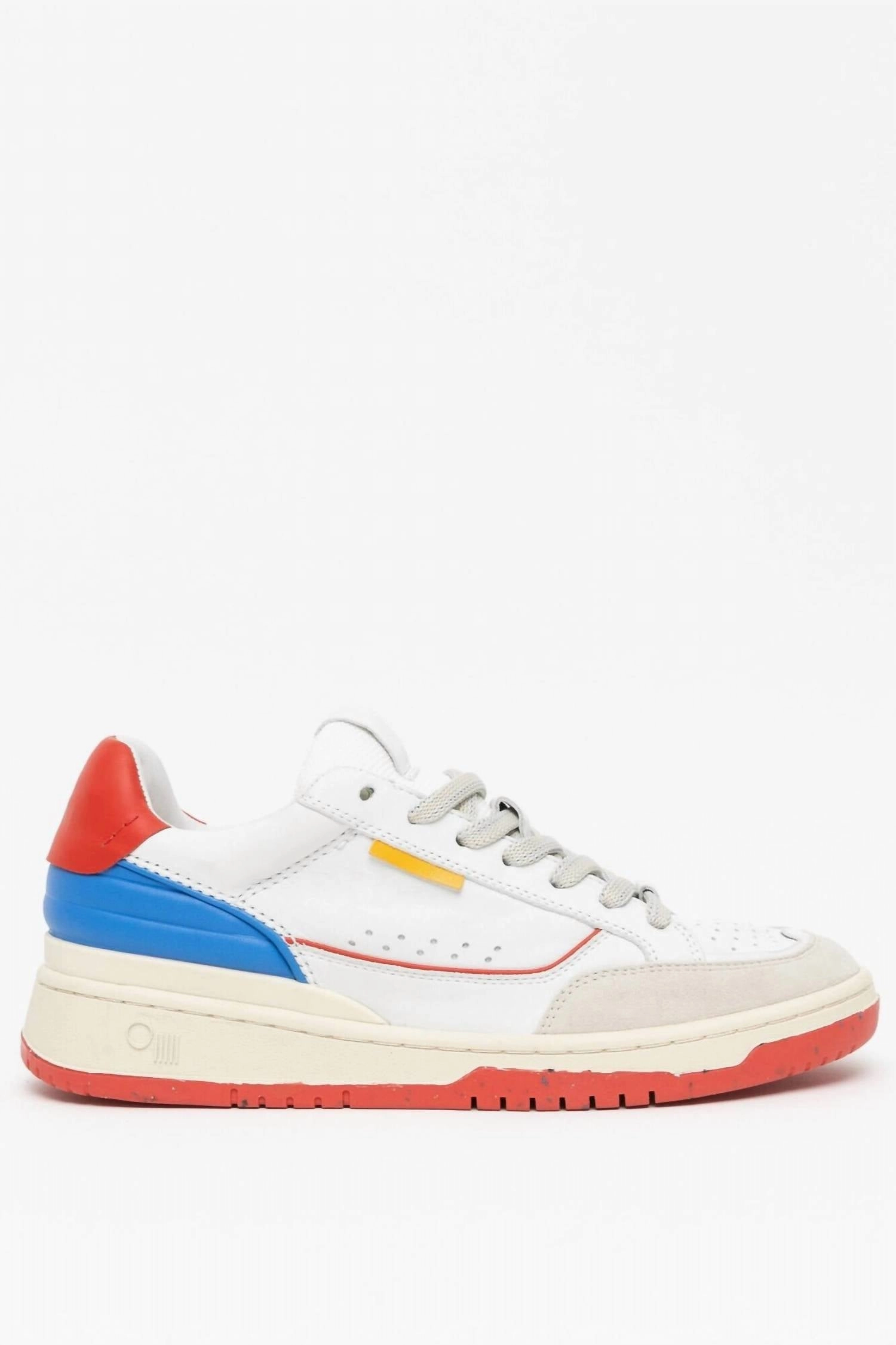 Functional Paris Varsity Sneaker In Varsity White