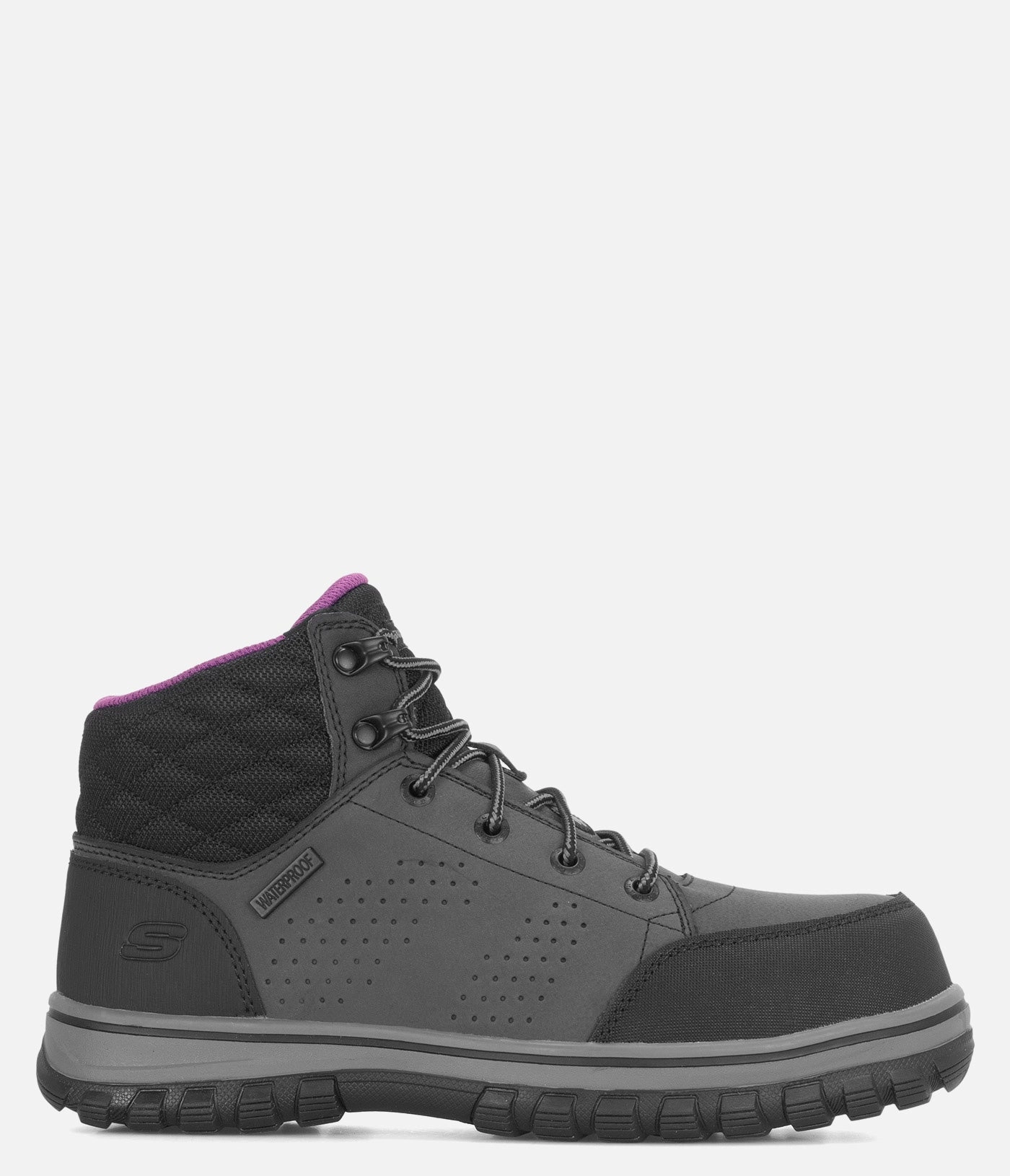 Comfortable Heel Counter Skechers Work McColl Composite Toe WP Work Boot - Women