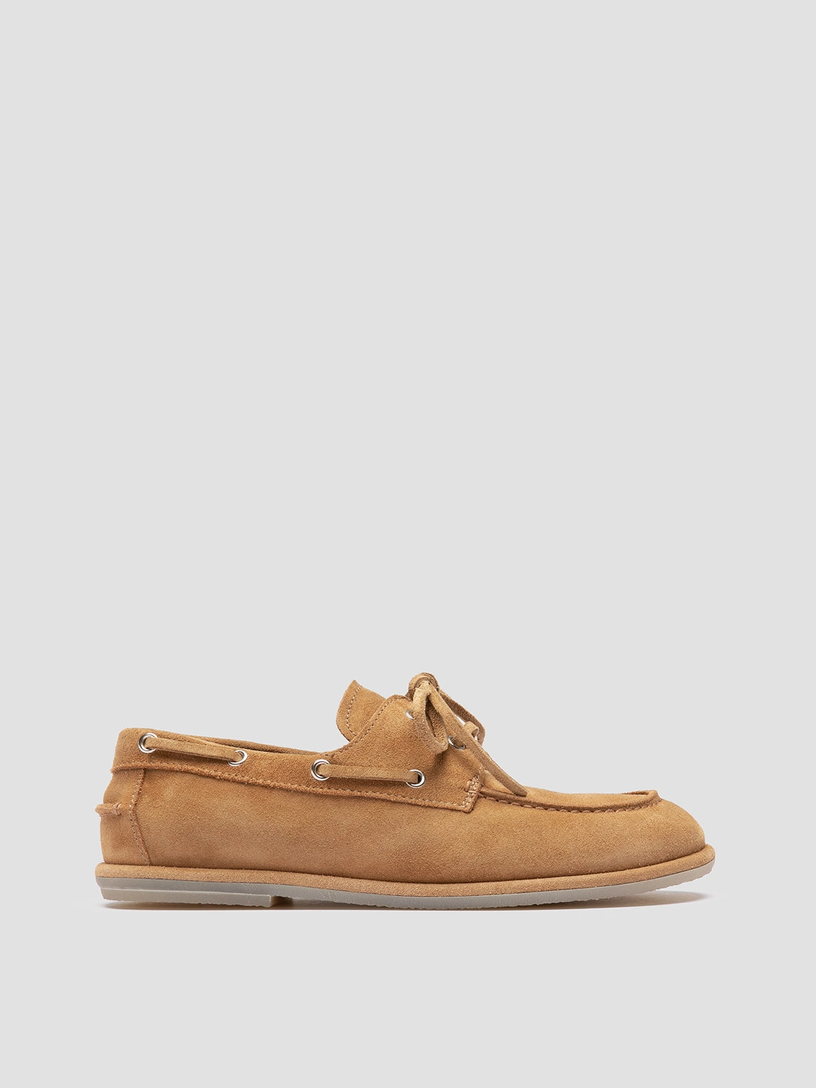 LOVE 101 - Camel Suede Boat Shoes Breathable Interior