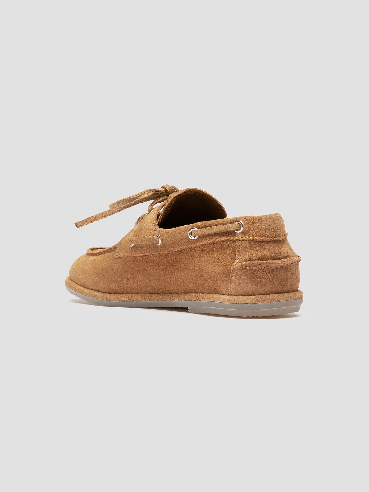 LOVE 101 - Camel Suede Boat Shoes Look Bold