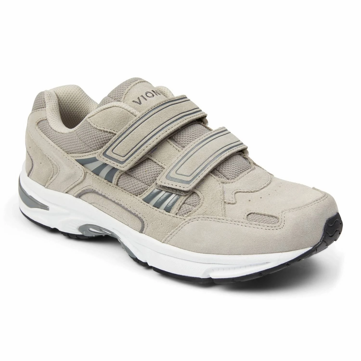 Men's Albert Suede Sneaker In Grey medium widths Zip - up