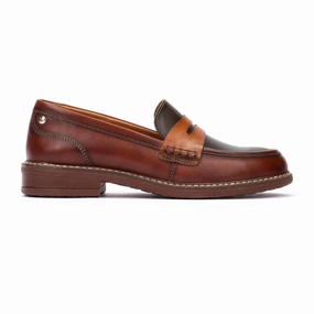 Pikolonos Women's Aldaya Loafer in Cognac Professional Appearance