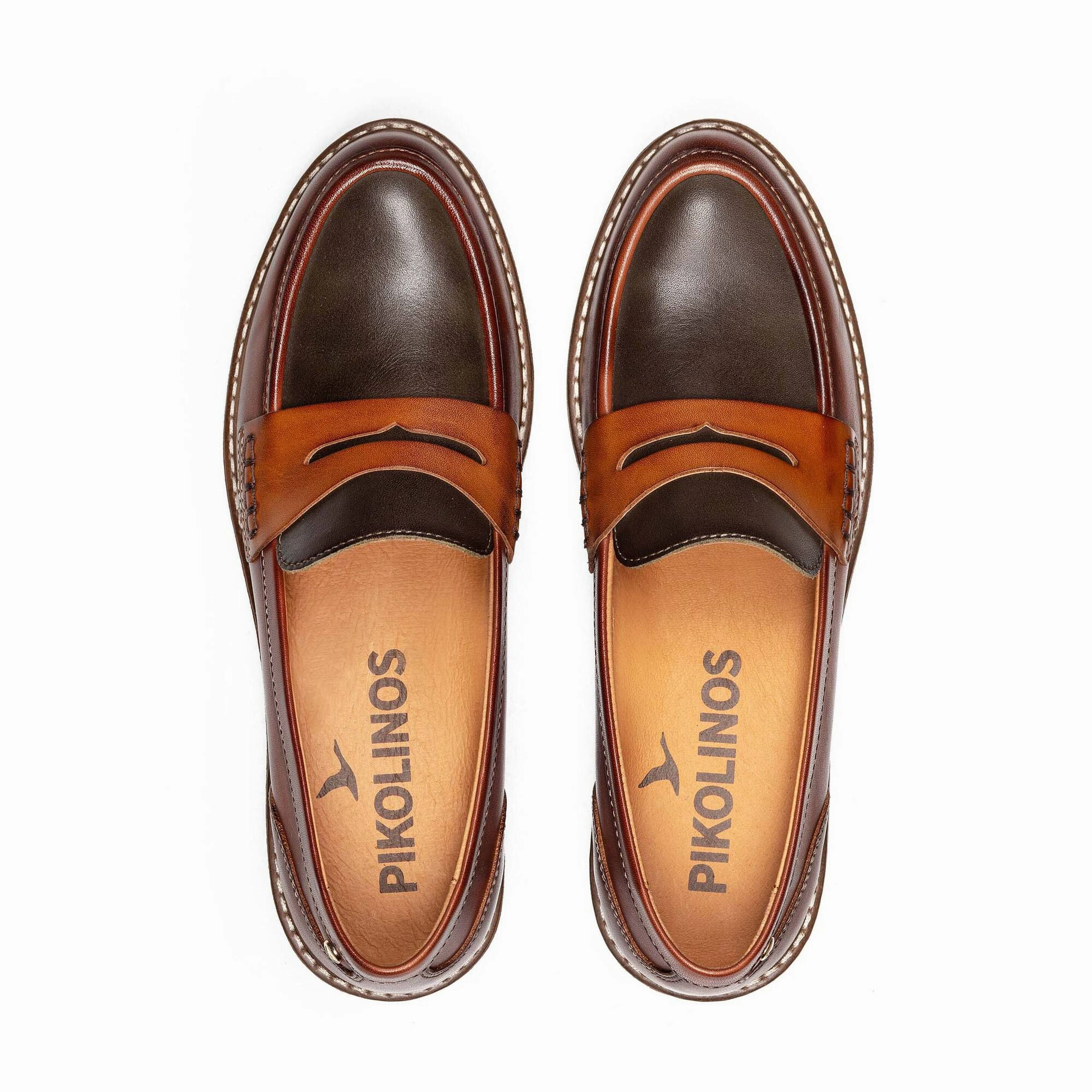 Meeting Mode Statement Piece Pikolonos Women's Aldaya Loafer in Cognac