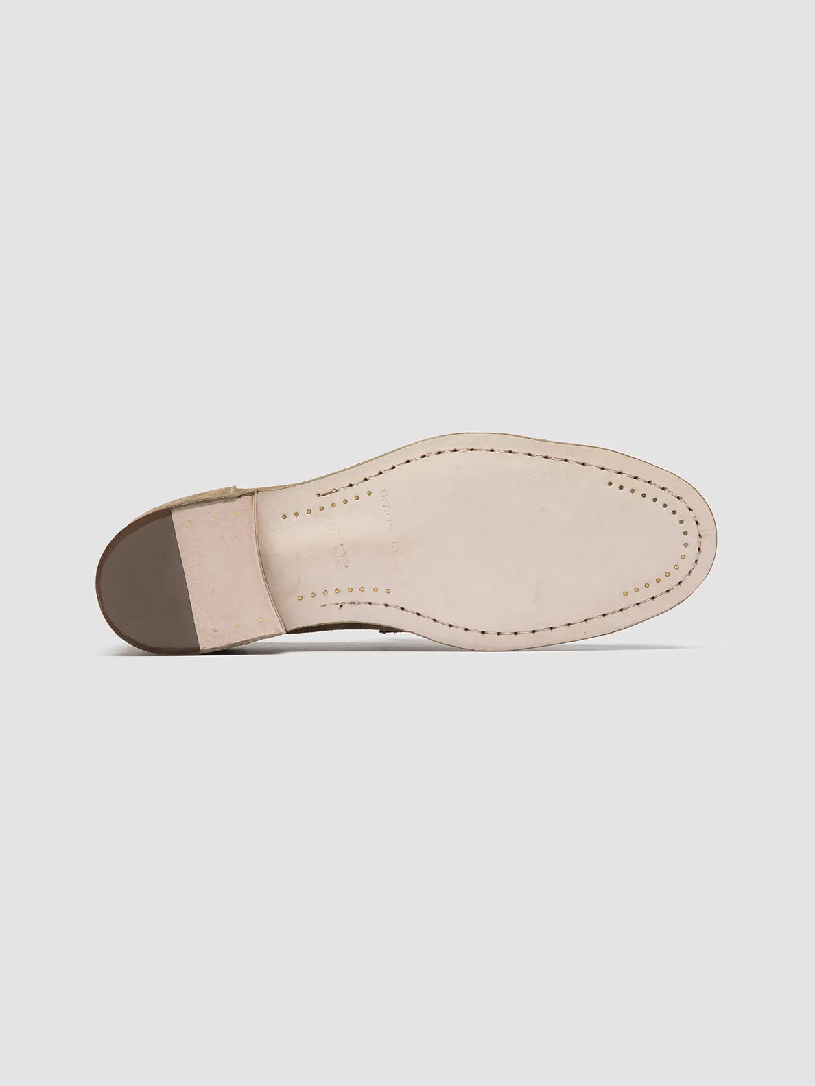 Walking Day Low Rise SOLITUDE 001 - Taupe Suede Penny Loafers
