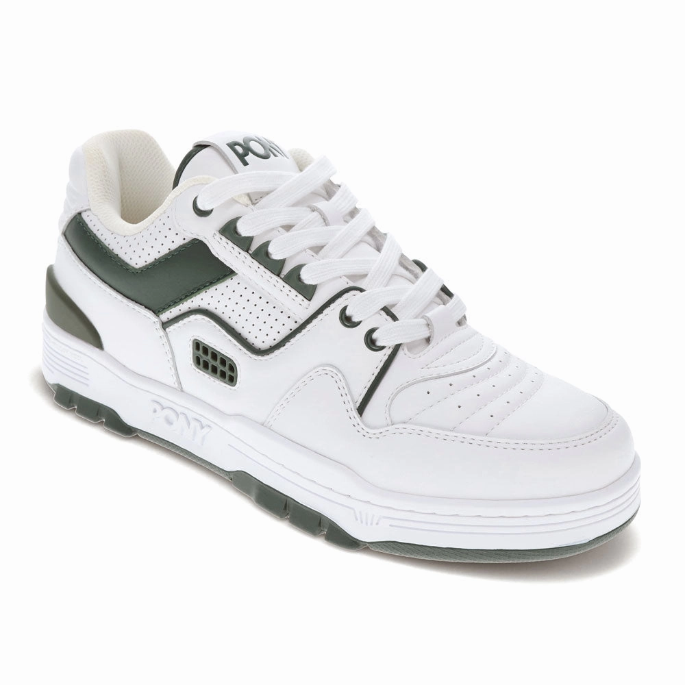 PONY Mens M100 Low Genuine Leather Premium Lace Up Athletic Sneaker Shoe Exclusive