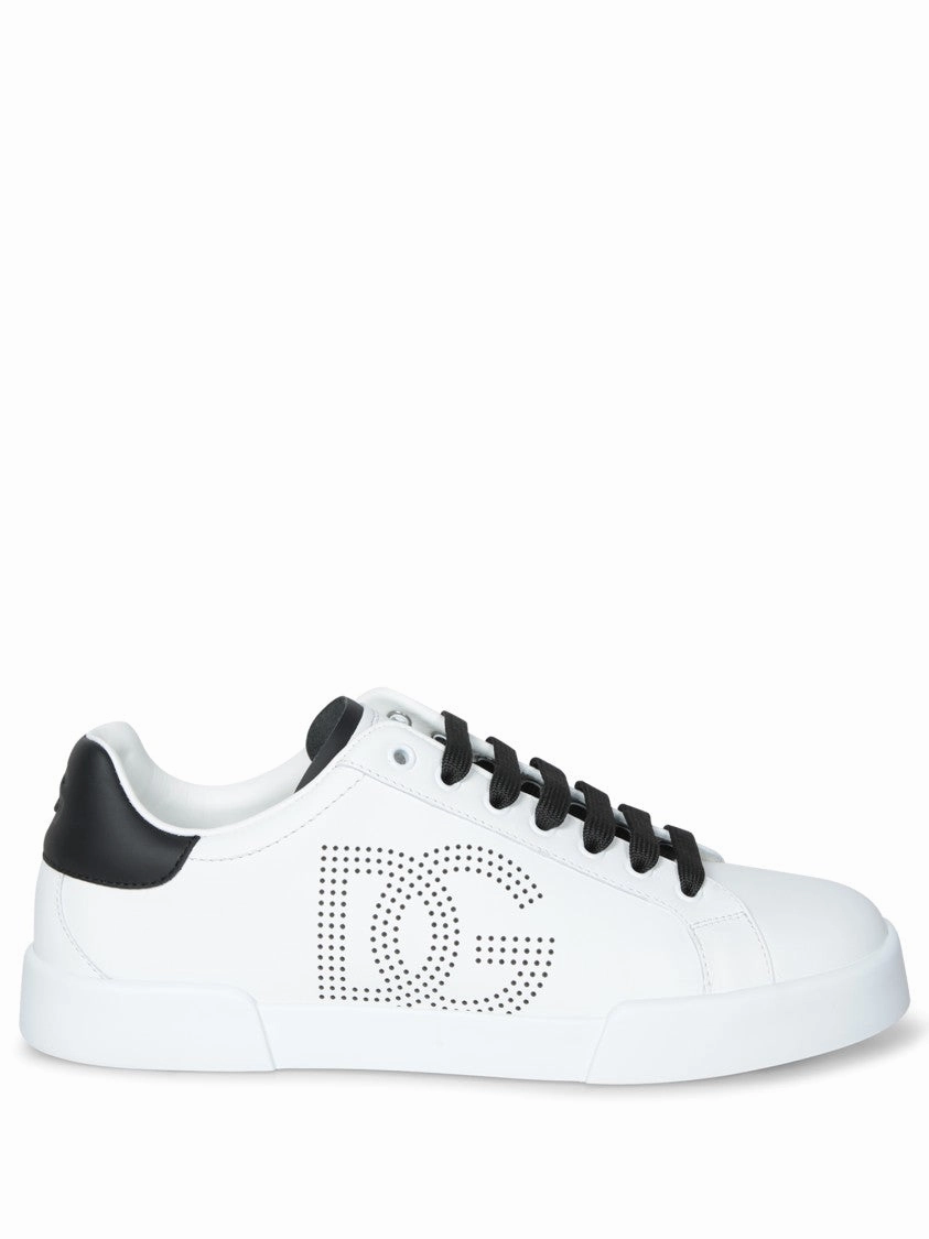 weekend warriors year - round use Portofino Low-Top Sneakers With Perforated Logo