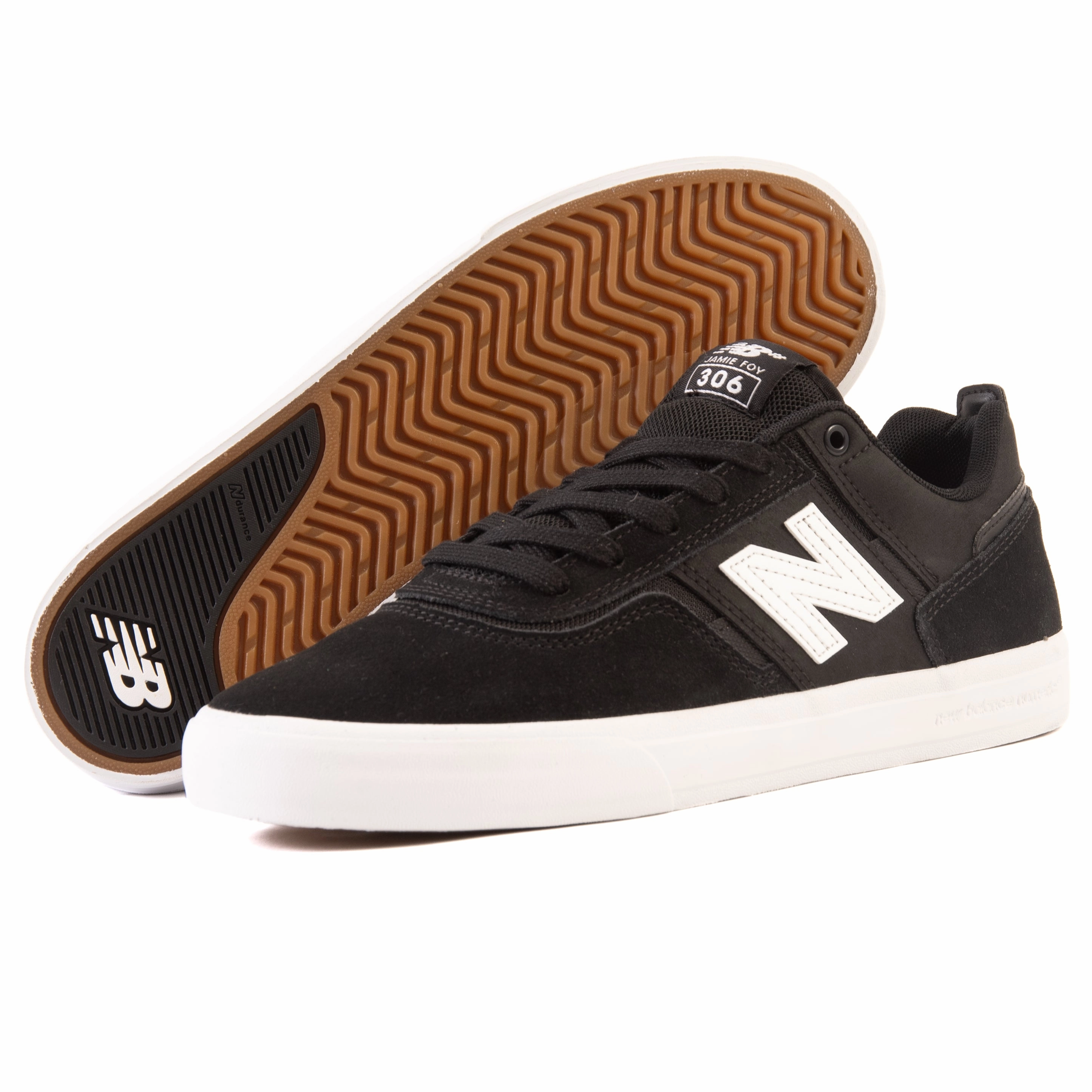 New Balance -  306 BLJ (Black/White) CushionedInsole night run running option