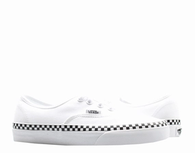 Vans Authentic Check Foxing True White Low Top Sneakers VN0A38EMVJU powerlifting shoes Themed Run
