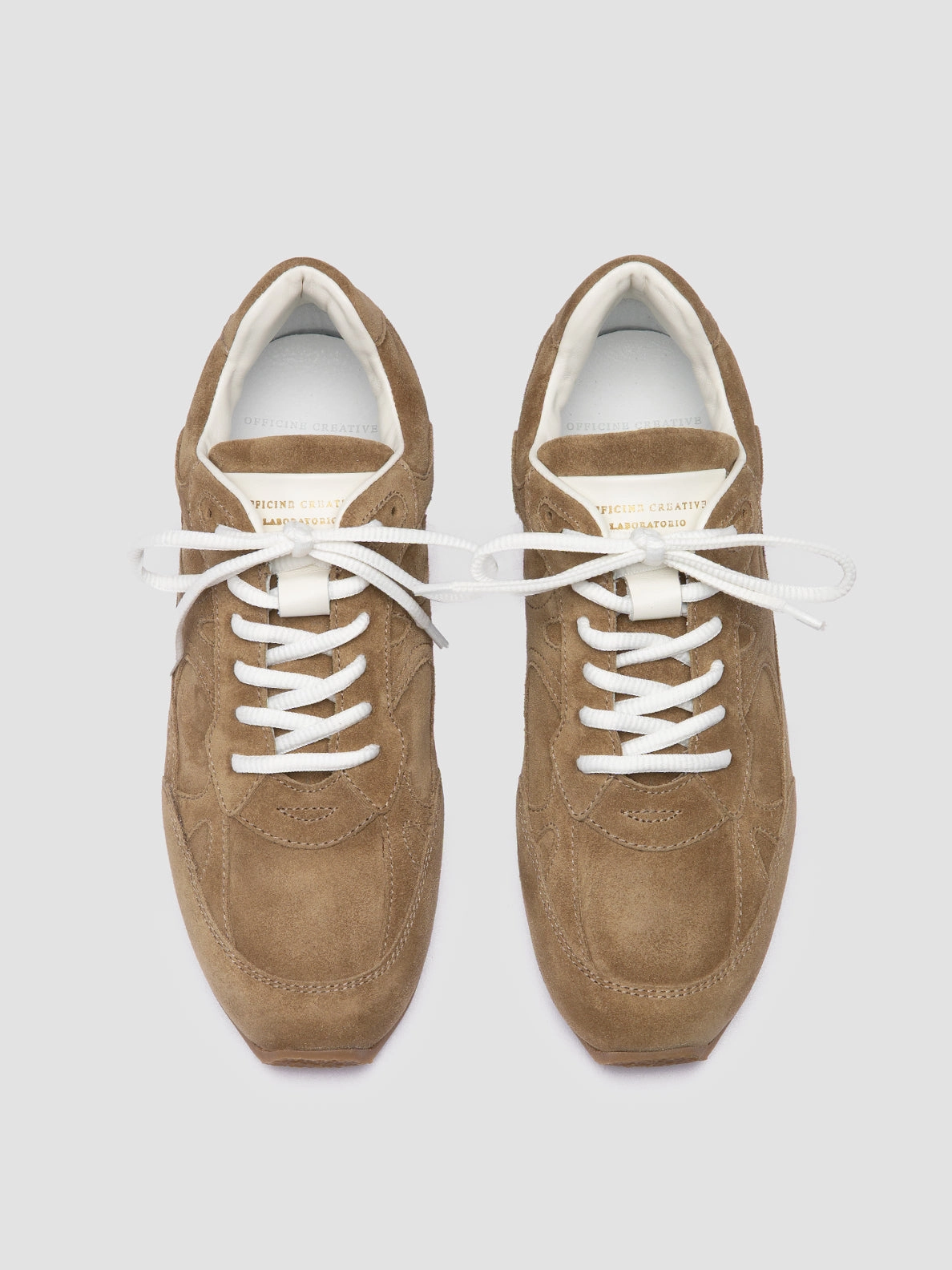AWAY 101 - Light Brown Suede Sneakers fartlek - running shoes