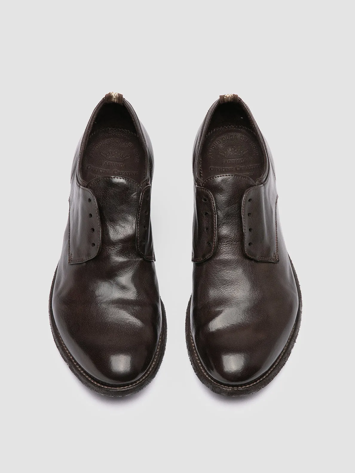 Shift Duty ARCHIVE 500 - Dark Brown Leather Derby Shoes