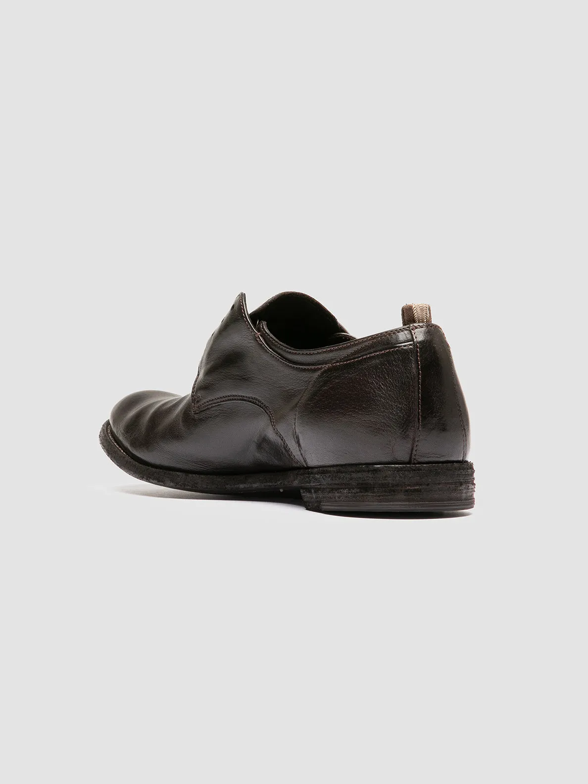 ARCHIVE 500 - Dark Brown Leather Derby Shoes Leadership Summit Long Life