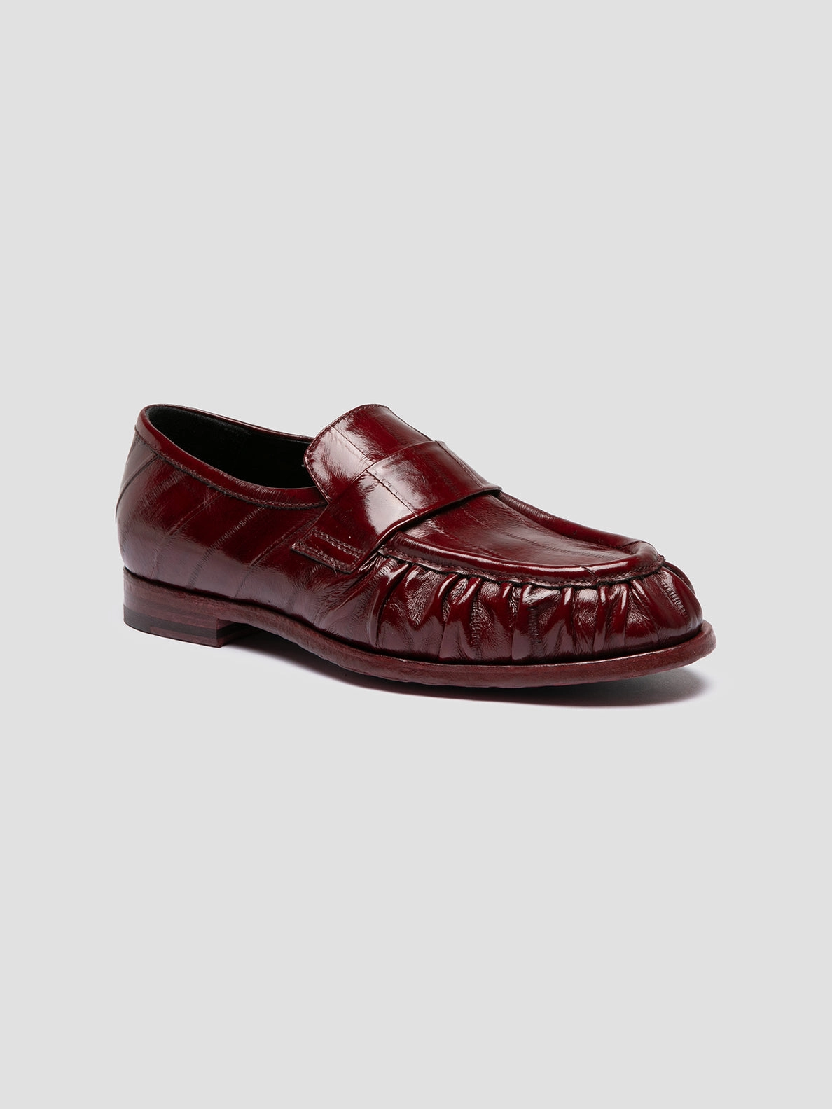 Heel Ease Walk Strong SOLITUDE 107 - Burgundy Leather Penny Loafers