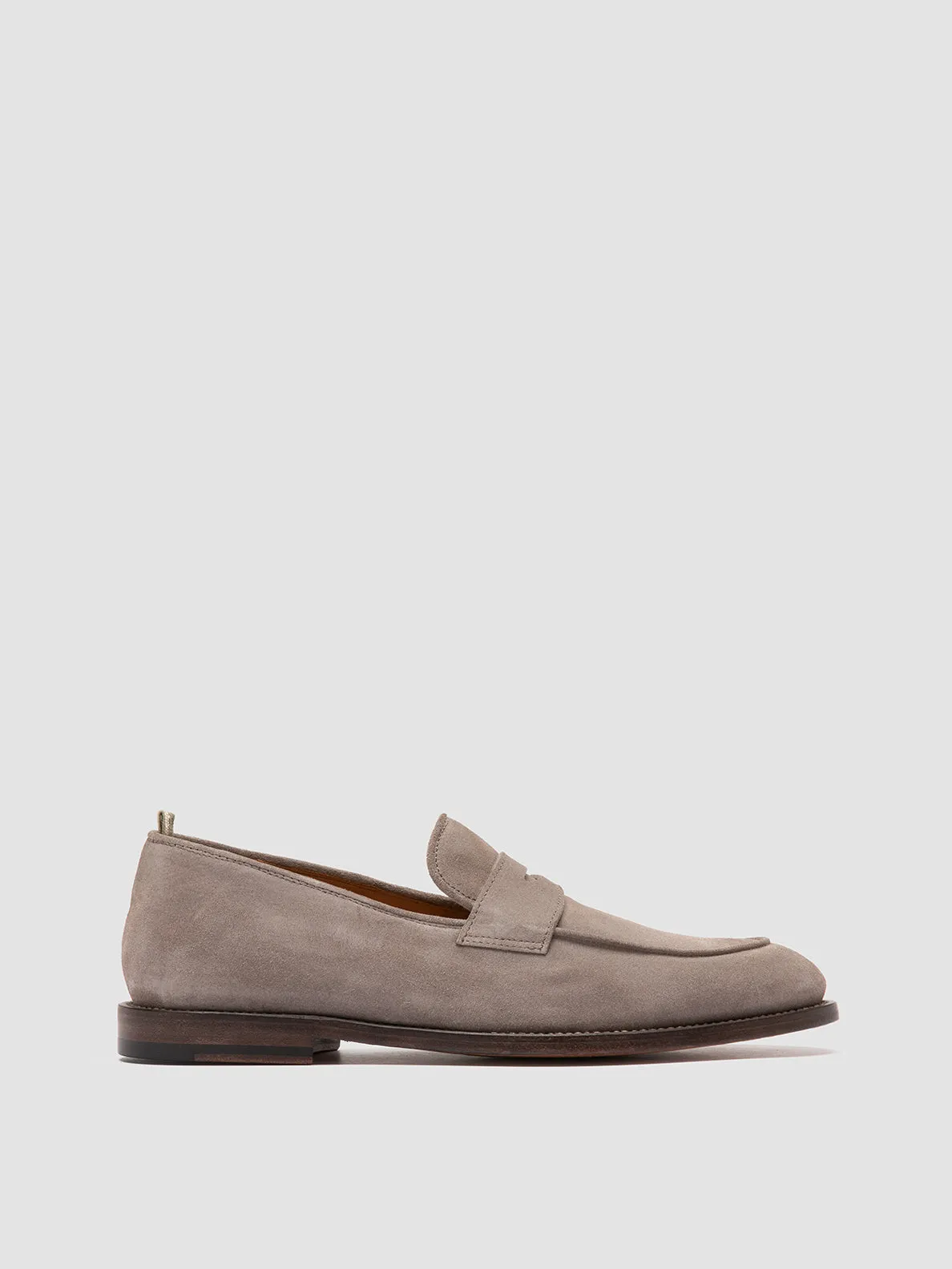 OPERA 001 - Grey Suede Penny Loafers retro look Daily Tasks