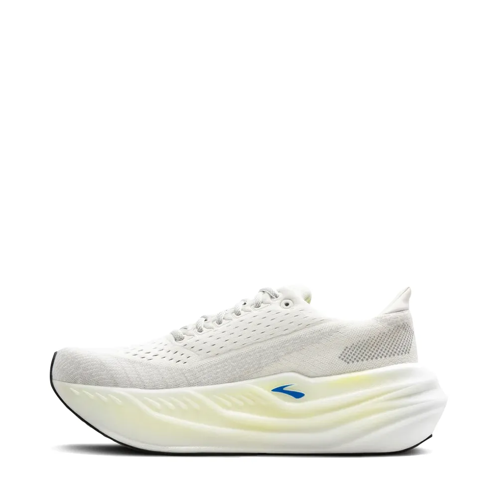 Brooks Men's Glycerin Max Sneaker in Grey/Black/Nightlife reinforced - toe shoes