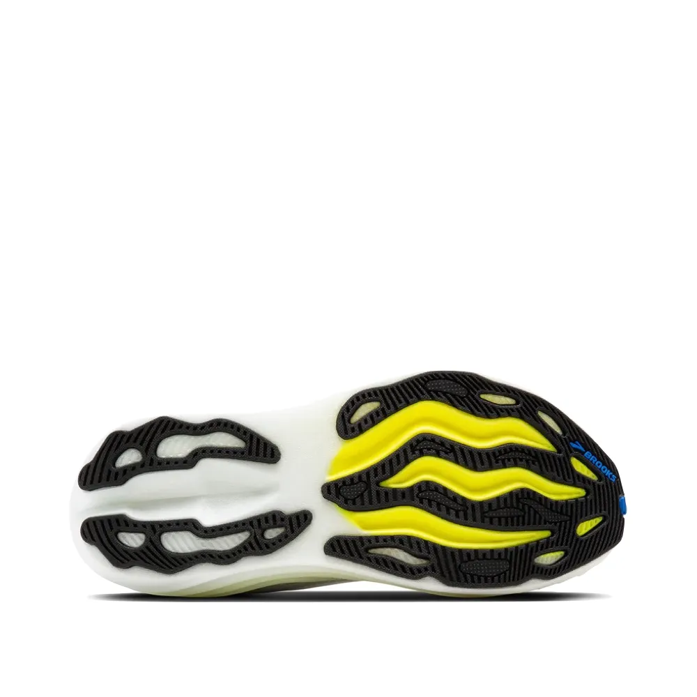 Brooks Men's Glycerin Max Sneaker in Grey/Black/Nightlife Quick Sprint hill - running shoes