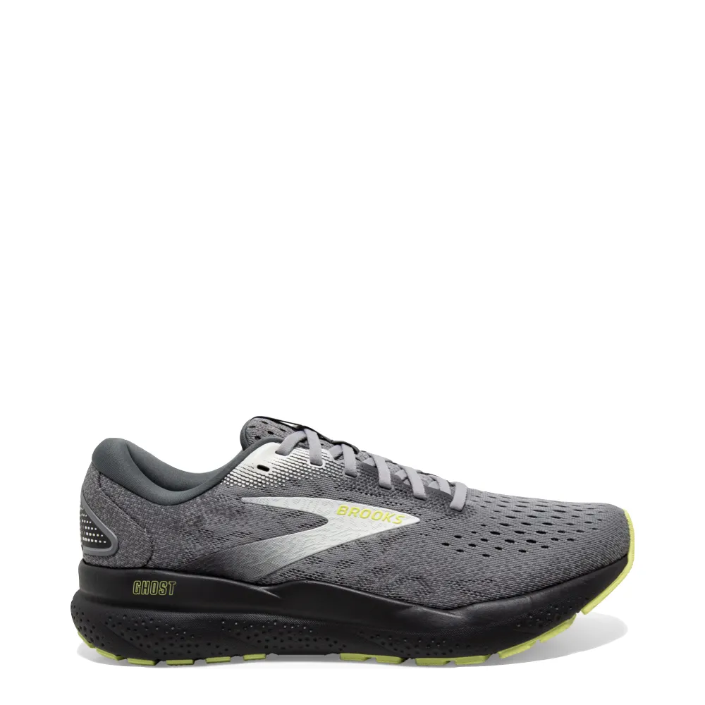 exclusivity - brand shoes Brooks Men's Ghost 16 Sneaker in Primer/Grey/Lime