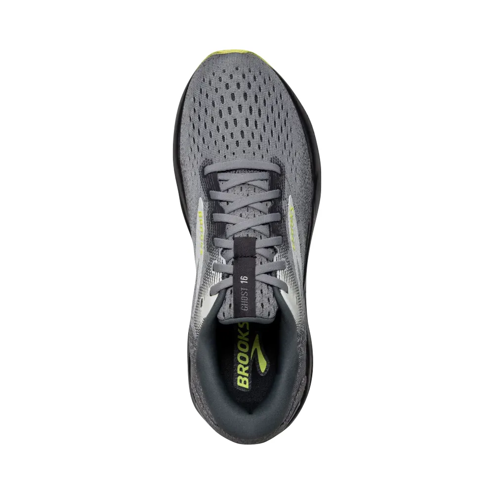 reflective running option slip - on - design shoes Brooks Men's Ghost 16 Sneaker in Primer/Grey/Lime