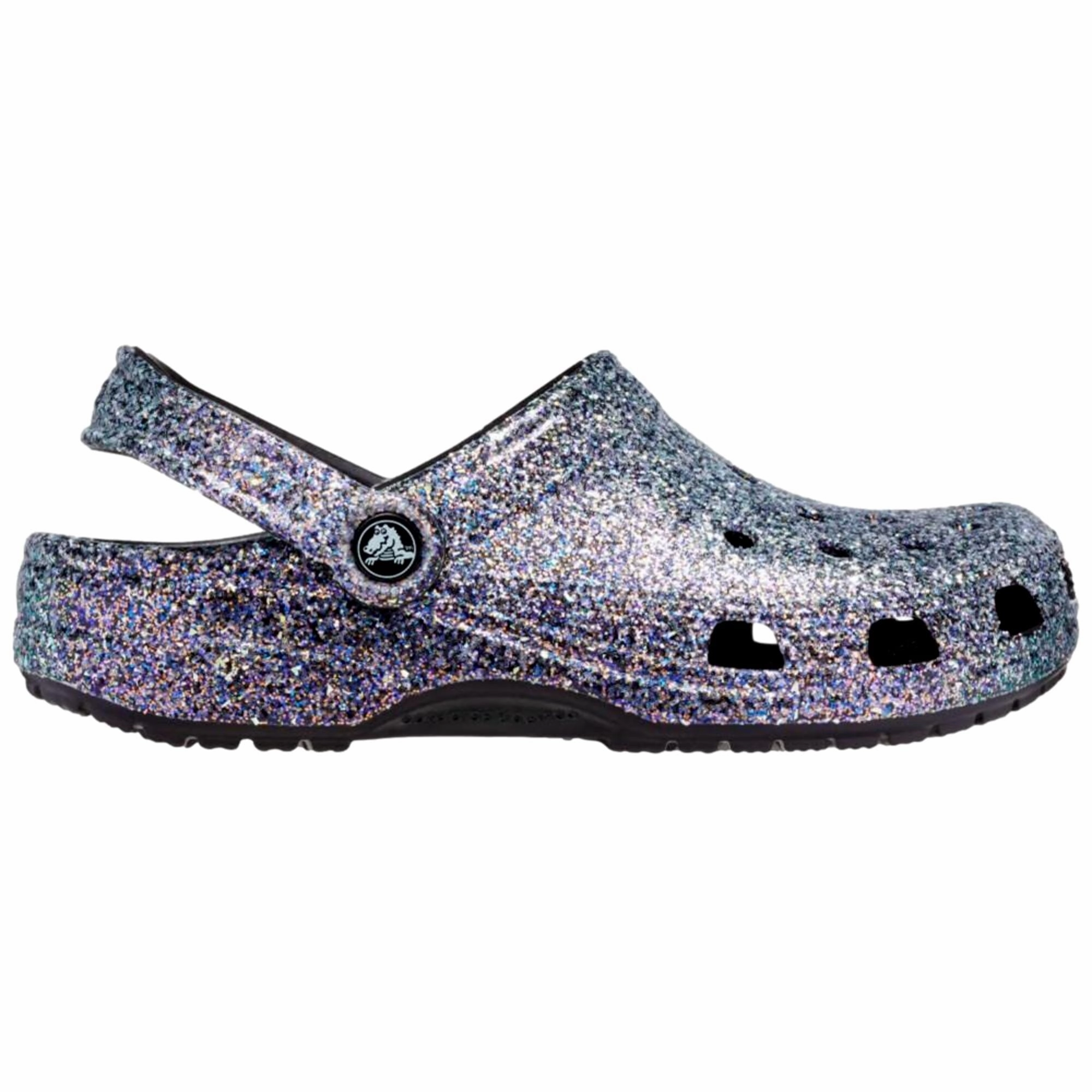 Crocs Classic Clog - Glitter Black / Multi  205942-0C4 Men's Quick-Dry