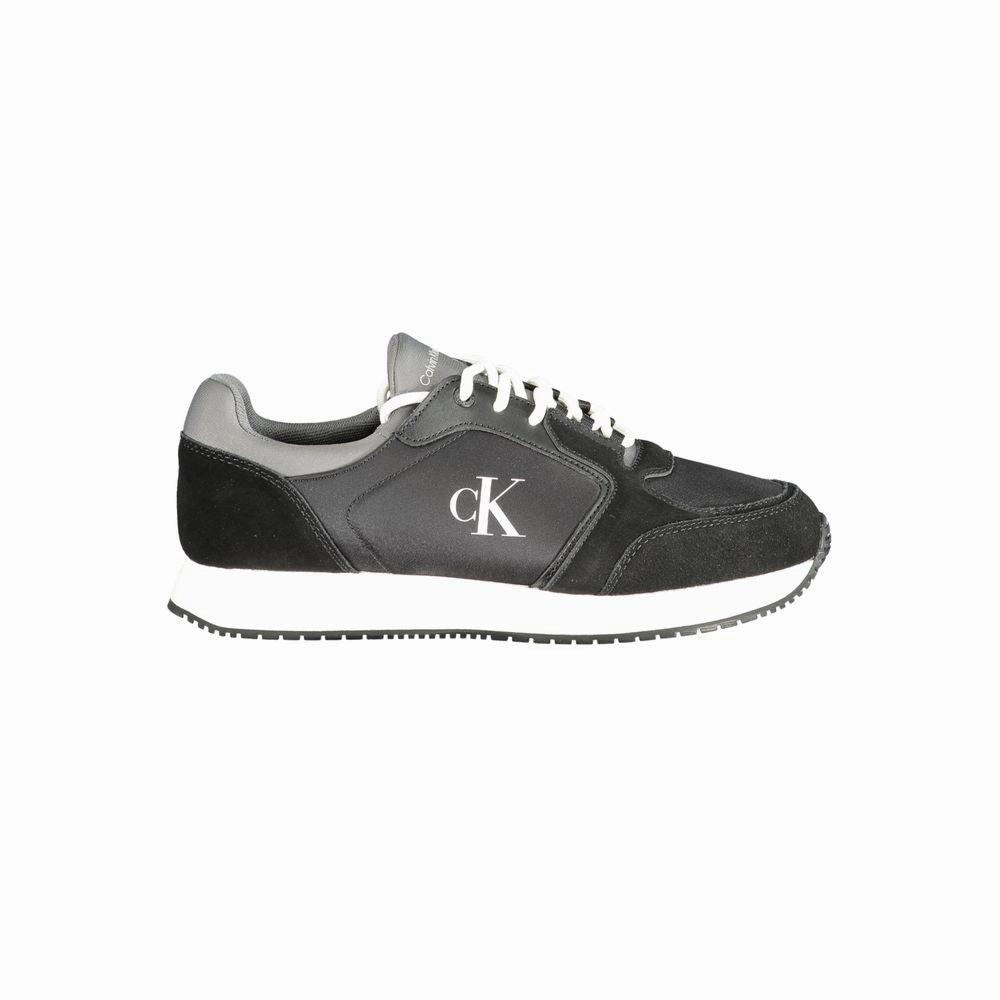 Hook And Loop heel - cup Calvin Klein Leather Men Men's Sneaker