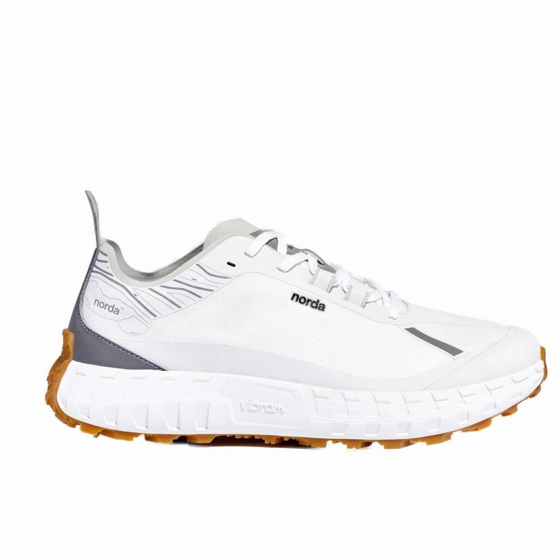 White Bio-Dyneema Sneakers With Vibram Technology Dry Surface Running slip - on running shoes